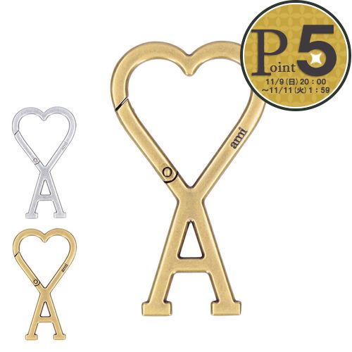 新品 AMI Paris アミ ブランドロゴ キーリング キーホルダー ホワイト 楽天市場】アミ AMI キーホルダー バッグチャームシルバー