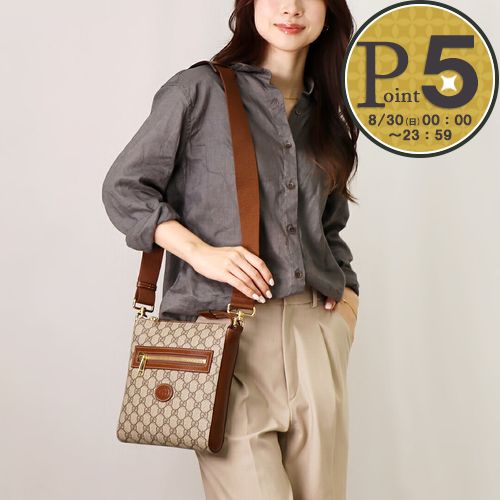 【25日0時～48h限定ポイント5倍】 グッチ GUCCI ショルダーバッグ インターロッキングG 681021 92THG 8563｜テザーレブランドショップ