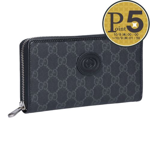 GUCCI グッチ GGキャンバス × レザー 長財布 L字ファスナー ブラック 楽天市場】グッチ 長財布 レディース GGスプリームキャンバス