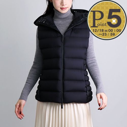 美品　MONCLER モンクレール レディース　ダウンベスト　ブラック　00 楽天市場】モンクレール ダウンベスト レディース LEMPA 1A00046