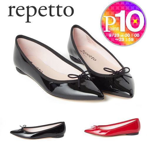 新品箱付き repetto BRIGITTE BALLERINA バレエシューズ Pale Jute × Repetto「Brigitte Ballerinas」Velvet NoirBlack