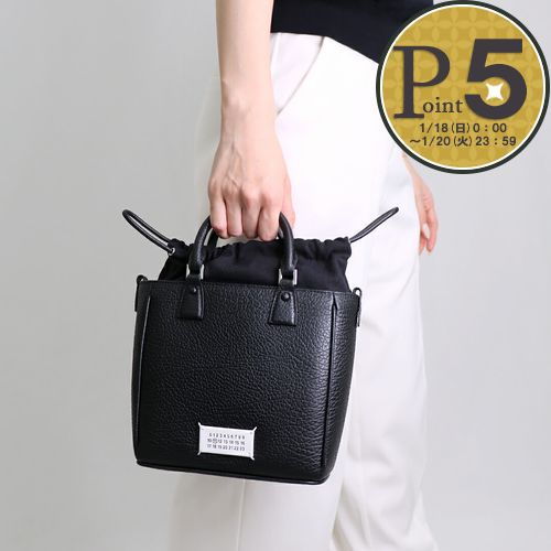 Maison Margiela ブラック ショルダーバッグ MM6 【並行輸入品】 エムエムシックス メゾンマルジェラ MAISON