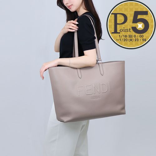 楽天市場】FENDI フェンディ FENDI ROMA Leather Tote Bag