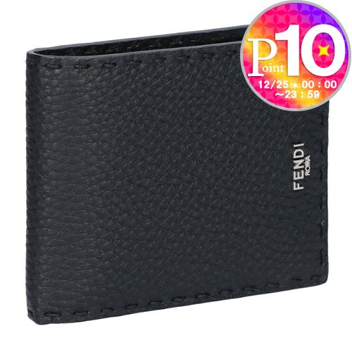 楽天市場】FENDI フェンディ FENDI ROMA Bi-Fold Wallet 二つ折り財布