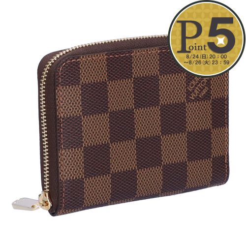 ✨美品✨ルイヴィトン　ジッピーコインパース　ダミエエベヌ　小銭入れ　茶色 極美品】ルイヴィトン ジッピーコインパース ダミエエベヌ 小銭