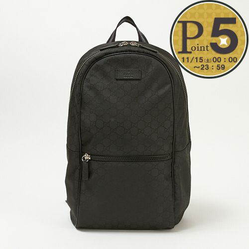 GUCCI (グッチ) Tenebre ロゴパッチバックパック GUCCI (グッチ) Tenebre ロゴパッチバックパック