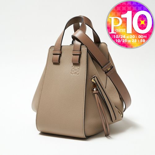 【14日20時～28h限定ポイント5倍】 ロエベ LOEWE 2WAYバッグ ハンモック A538S35X51 ベージュ系(2150 SAND) スモール 【お取り寄せ】