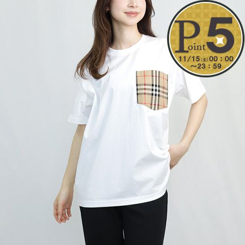 楽天市場】BURBERRY バーバリー Tシャツ LETCHFORD 8026016
