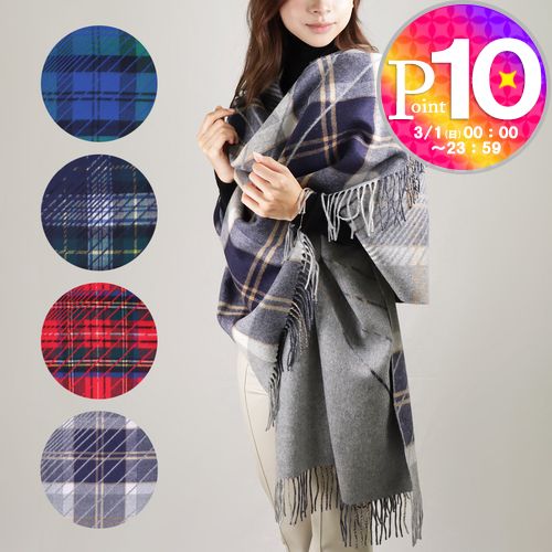 楽天市場】Johnstons(ジョンストンズ) カシミアタータンチェック