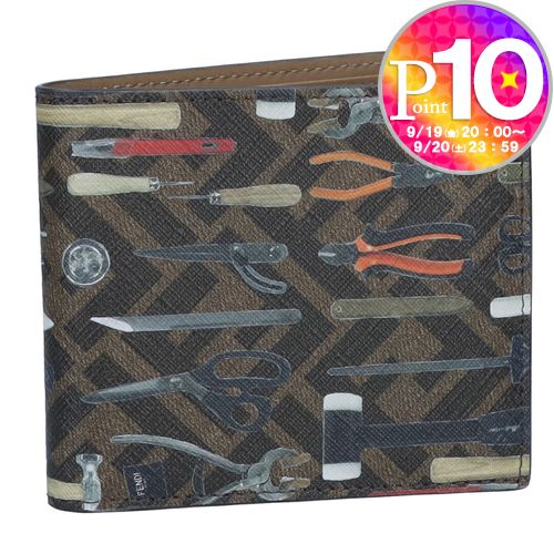 FENDI FFロゴ コインケース　10✖︎15 楽天市場】FENDI フェンディ FF LOGO Coin Card Case カード