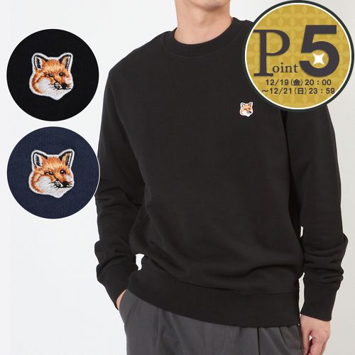 楽天市場】Maison Kitsune メゾンキツネ MONOCHROME DOUBLE FOX HEAD