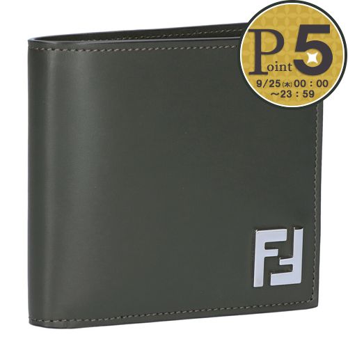楽天市場】FENDI フェンディ FENDI ROMA Bi-Fold Wallet 二