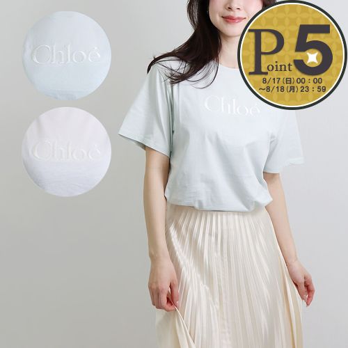 楽天市場】Chloe クロエ Crew Neck T-Shirts クルーネック T