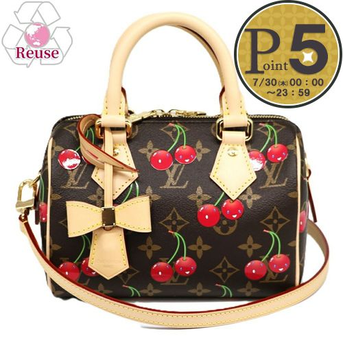 【14日20時～28h限定ポイント5倍】 【リユース品】 ルイヴィトン LOUIS VUITTON バッグ 2WAYバッグ LV × TM スピーディ･バンドリエール 20 M13094 ブラウン系 【お取り寄せ】