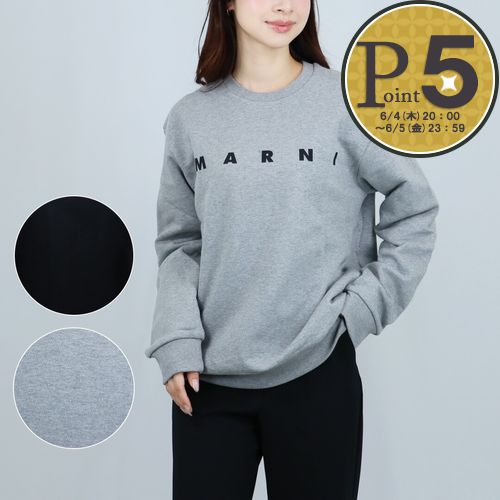 【14日20時～28h限定ポイント5倍】 マルニ MARNI キッズ レディース トレーナー ロゴスウェット MS340UM01612 【お取り寄せ】