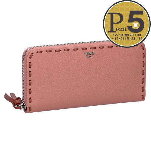 FENDI♡正規付属品有♡ピーカブー長財布♡ピンクベージュ♡美品 FENDI