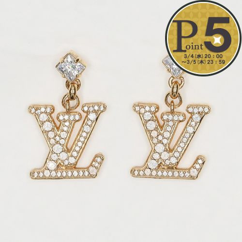 楽天市場】 ルイヴィトン LOUIS VUITTONピアス・GO-14 S00 ゴールド