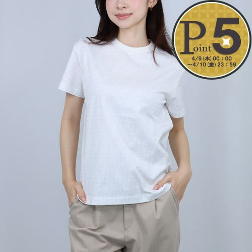 楽天市場】FENDI フェンディ Logo T-SHIRT ロゴT Tシャツ 半袖 クルー