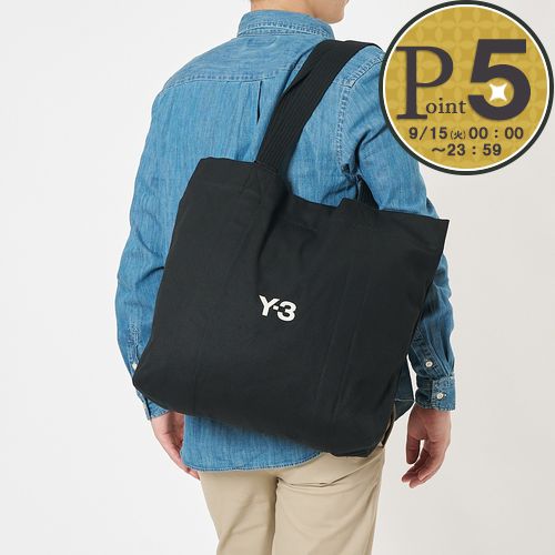【30日0時～24h限定ポイント5倍】 ワイスリー Y-3 トートバッグ キャンバス トート KD4184 BLACK｜テザーレブランドショップ 8,850円