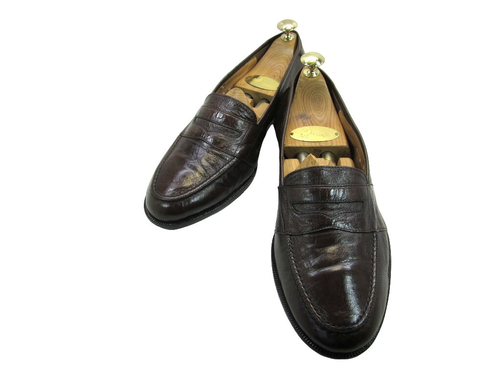 G04165 新品 ANGELO RUFFO ハラコレザー スリッポン：41 G04165 新品 ANGELO RUFFO ハラコレザー スリッポン：41 靴