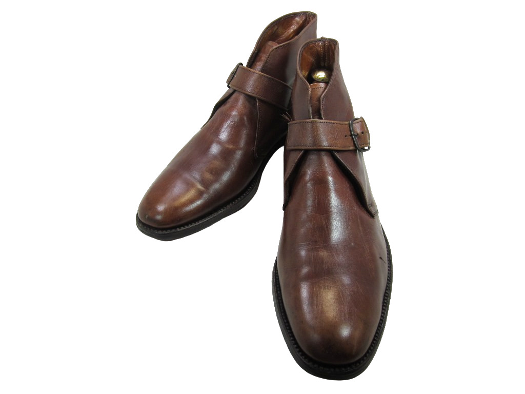 【中古】【貨物輸送無料】FLORSHEIM9 (25.5珊～26.0珊) レザージョッパーブーツメンズシューズ 成人男性 靴  商行為 心地よい 検査と修理済