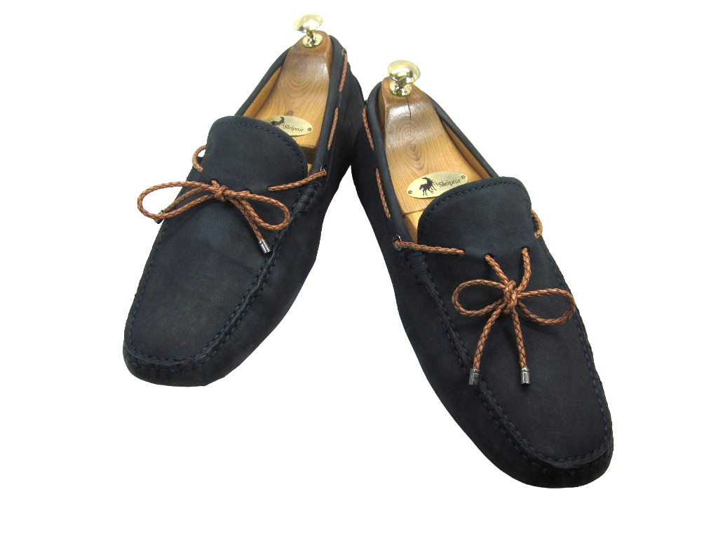 【中古】【送料無料】 TOD'S (トッズ) 10 (28.0cm～28.5cm) イタリア製・デッキシューズ メンズシューズ 紳士 靴 ビジネス カジュアル メンテナンス済