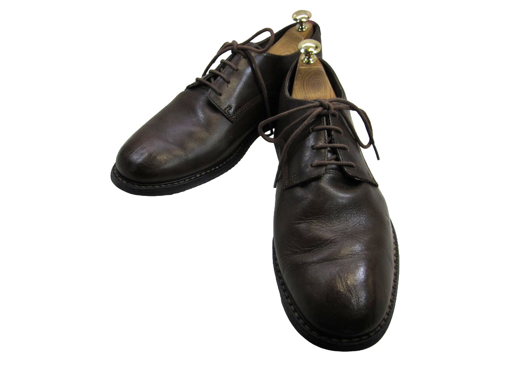 【中古】【送料無料】 TIMBERLAND EARTHKEEPERS (ティンバーランド アースキーパーズ) 42 (26.0cm～26.5cm) 外羽根プレーントゥレザーシューズ メンズシューズ 紳士 靴 ビジネス カジュアル メンテナンス済