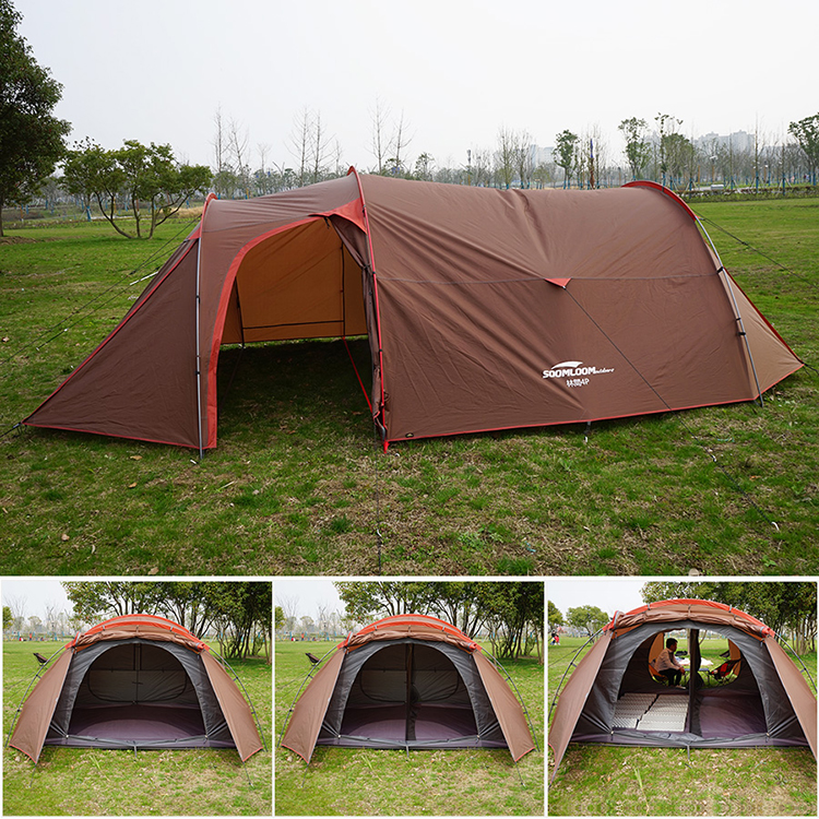 【楽天市場】Soomloom 林間 ツールーム 大型 テント アウトドアテント 4人用 超軽量 テント キャンプ ドームテント シェルター 2