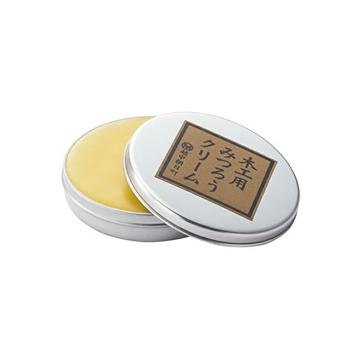 尾山製材株式会社　（木工用みつろうクリーム40ｇ）木工製品の塗装はもちろん、革製品・竹製品の保護にも使える【ネコポス配送】【沖縄・離島でも頑張って送料無料！】