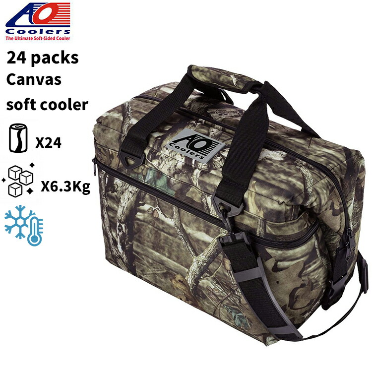 79%OFF!】 AO Coolers エーオークーラー キャンバス ソフトクーラーバッグ 24パック 軽量 保冷