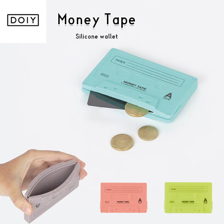 【楽天市場】DOIY ドーイ Money Tape マネーテープ 財布 小銭入れ カードケース シリコン レトロ おしゃれ