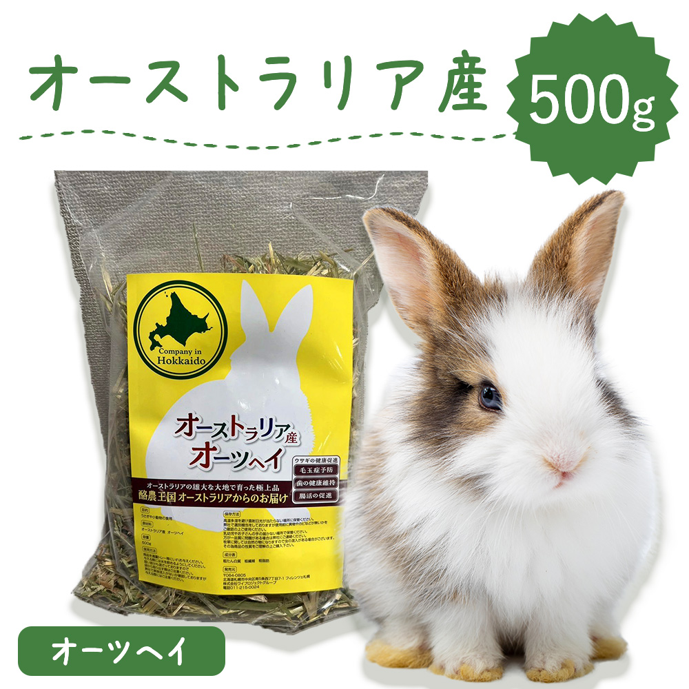 楽天市場】【ラベルレス】うさぎ 牧草 ウサギ オーツヘイ 500g