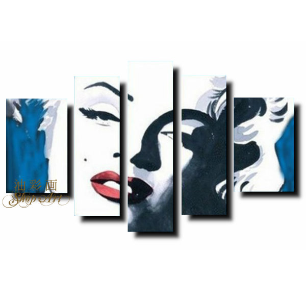 絵画 インテリア 送料無料 壁掛け油絵 人物画 抽象画 絵おしゃれ 壁掛け 絵 インテリア 絵画 インテリア モダン 手書きの油彩画 キャンバスアートアートパネル 枚セット マリリンモンロー ブルーmサイズ 1631 Lojascarrossel Com Br