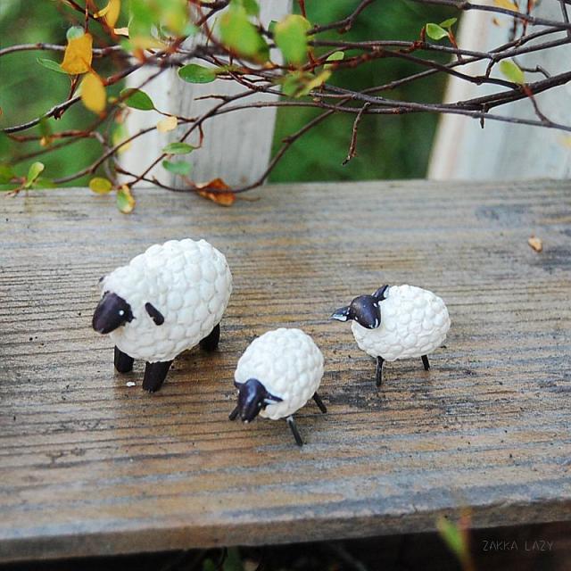 楽天市場】羊の置物 黒ひつじ3品セット 3763-0123 ひつじ