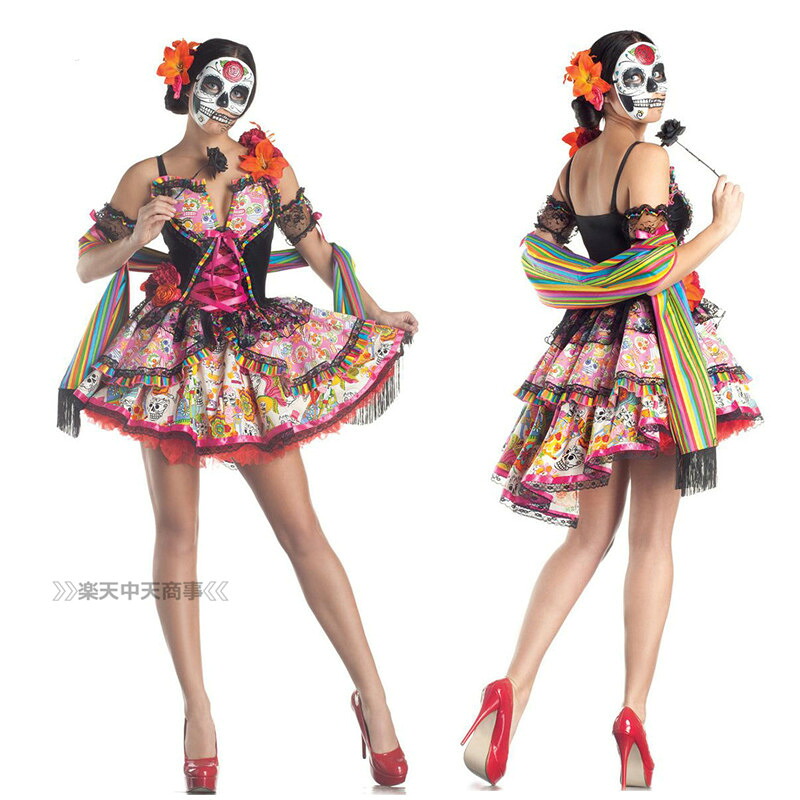 【chuutenn】ハロウィン コスプレ 花柄 花嫁 バンパイア ヴァンパイア 欧米 吸血鬼 巫女 cosplay 悪魔 アニメ セクシー ワンピース 魔女 舞台劇 大人用 コスチューム コスプレ衣装 仮装 文化祭 忘年会 舞台衣装 演出服 レディース パーティー用｜中天商事 7,941円