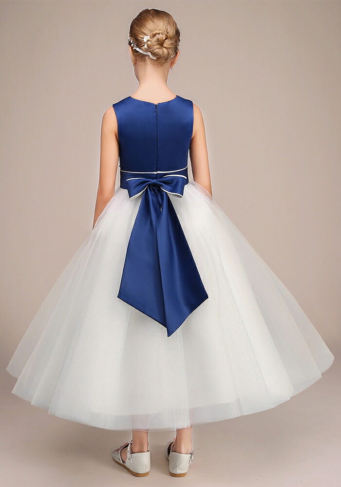 大注目 子供ドレス ネイビータフタとホワイトチュールのコントラストがドレス ａラインドレス 発表会 ガールズ ドレス ロングドレス キッズドレス 子ども ドレス 発表会 結婚式 上質 ドレス 女の子 ドレスショップ ゴールドバニーw 現金特価 E Compostela Gob Mx