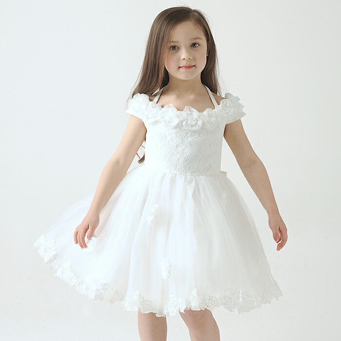 white long dress kids