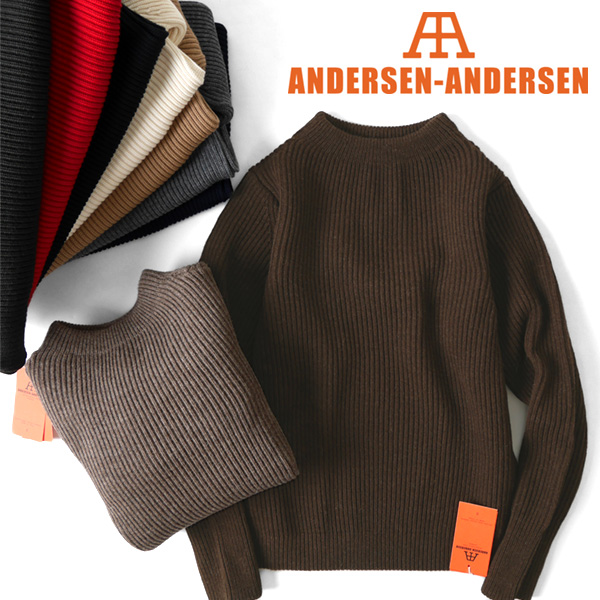 【楽天市場】ANDERSEN-ANDERSEN アンデルセン アンデルセン THE NAVY クルーネック セーター 5GG メンズ