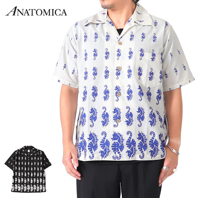 アナトミカ　アロハシャツ　黒　L ANATOMICA(アナトミカ) アロハシャツ530-511-16 530-511-16