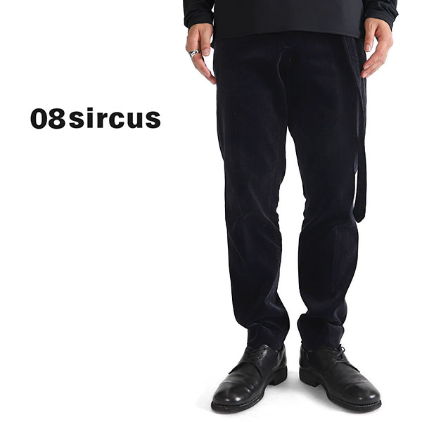 08sircus 08サーカス ベルト付き スリム コーデュロイパンツ S18AW-PT01 ゼロエイトサーカス メンズ|Golden State