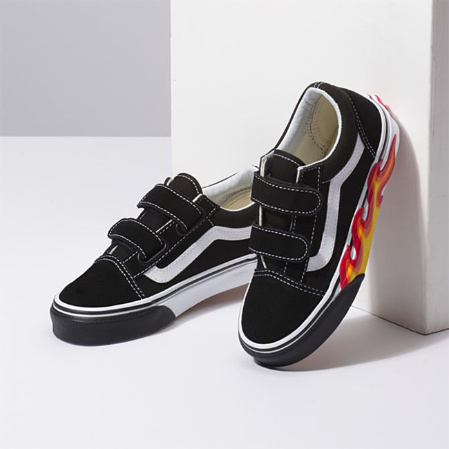 buy \u003e vans with flames kids, Up to 61% OFF