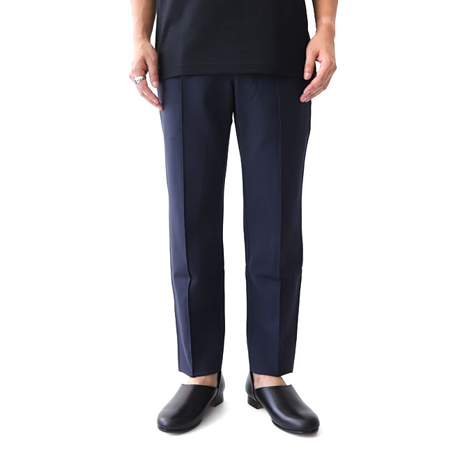 [TIME SALE] RAINMAKER レインメーカー ポンチ絵永遠の都 伸ばすこと スラックス イージーパンツ PONTE ROMA PLEATED TROUSERS トラウザー メンズ