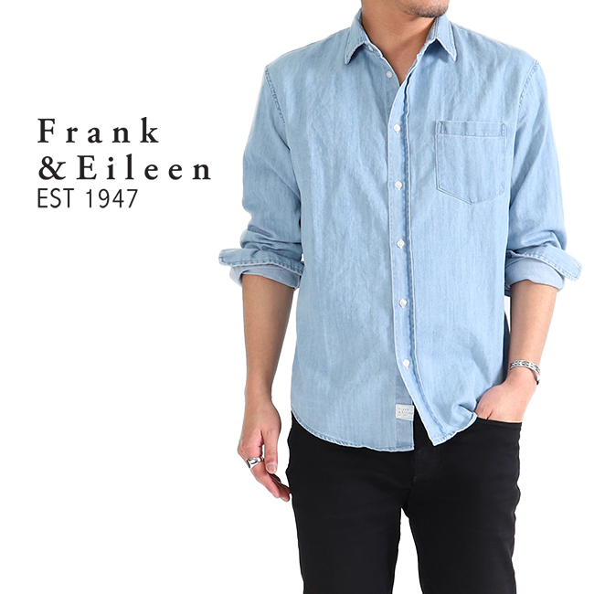 楽天市場 Frank Eileen フランク アイリーン Luke Tbwd ルーク デニムシャツ 長袖シャツ メンズ Golden State