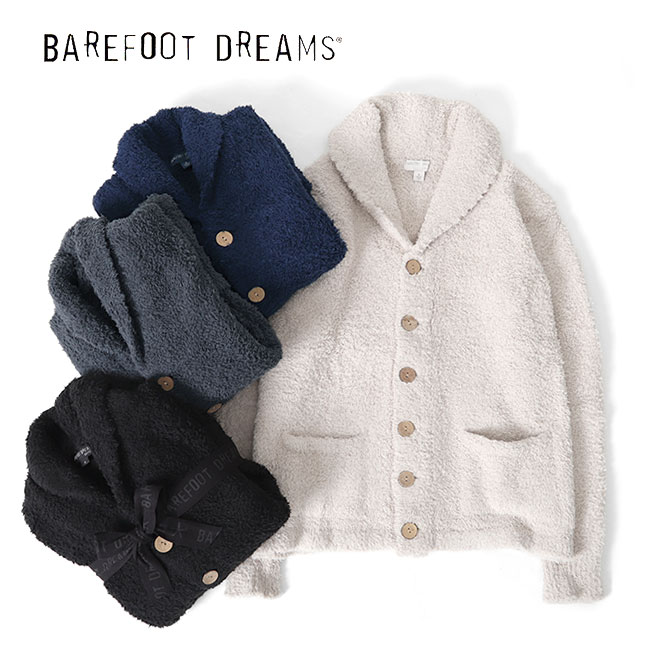 楽天市場 Barefoot Dreams ベアフットドリームス ショールカーディガン 584 ショールカラー メンズ Golden State