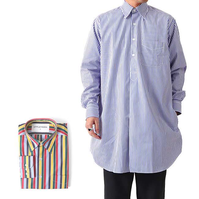 50 Off Apple Trees アップルツリーズ Apple Trees アップルツリーズ オールオーバー ザ ワールド ストライプ ロング シャツ All Over The World シャツワンピース メンズ レディース 早割クーポン Www Mbbsdds2k23 Org