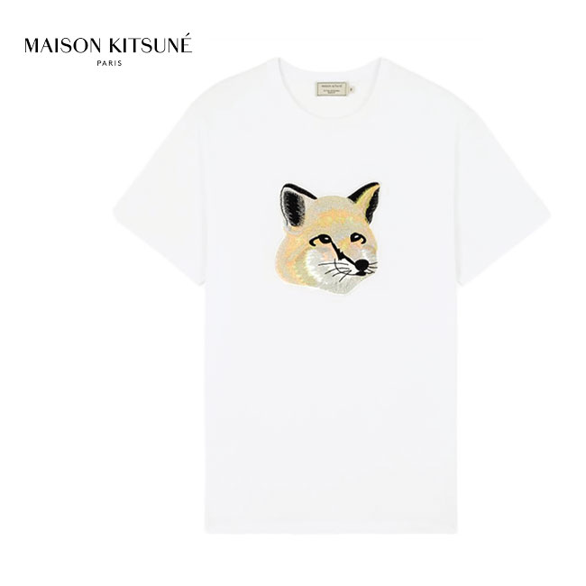 楽天市場 Maison Kitsune メゾン キツネ ビッグ パステルフォックスヘッド ロゴtシャツ Emkj0010 半袖tシャツ メンズ レディース Golden State