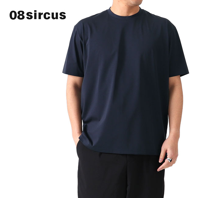 08 sircus◆半袖カットソー/グリーン/S23SS-CS04// 08 sircus(ゼロエイトサーカス) / 半袖カットソー/グリーン