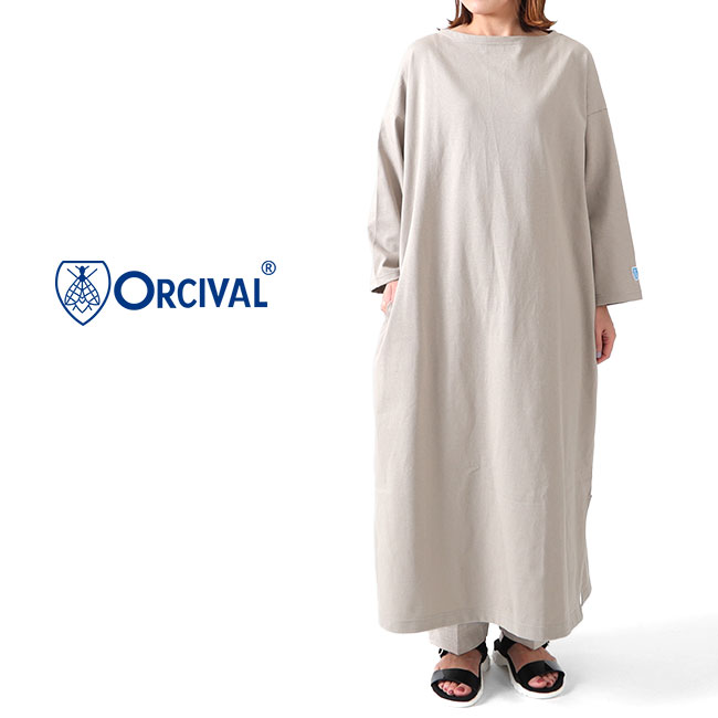 B235 Orcival Orcival オーシバル B235 コットンモヨン コットンモヨン オーシバル State ワンピース ボートネック ワンピース レディース Golden