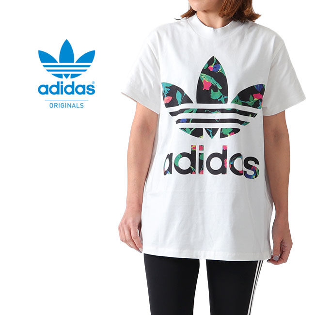楽天市場 Adidas アディダスオリジナルス フローラル ビッグトレフォイル Tシャツ Fl0027 花柄 半袖tシャツ レディース Golden State