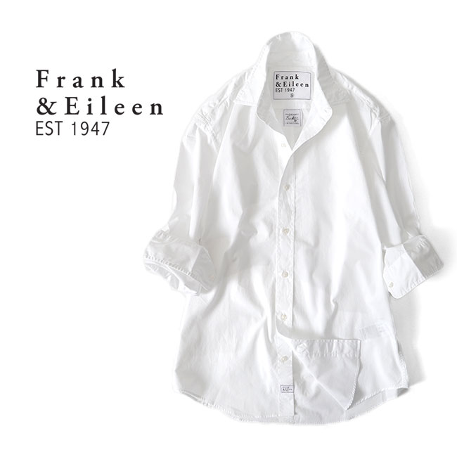 フランクアンドアイリーン　シャツ　ホワイト　未使用品　コットンポプリン　M 楽天市場】Frank&Eileen フランク&アイリーン PAUL WTP ポール